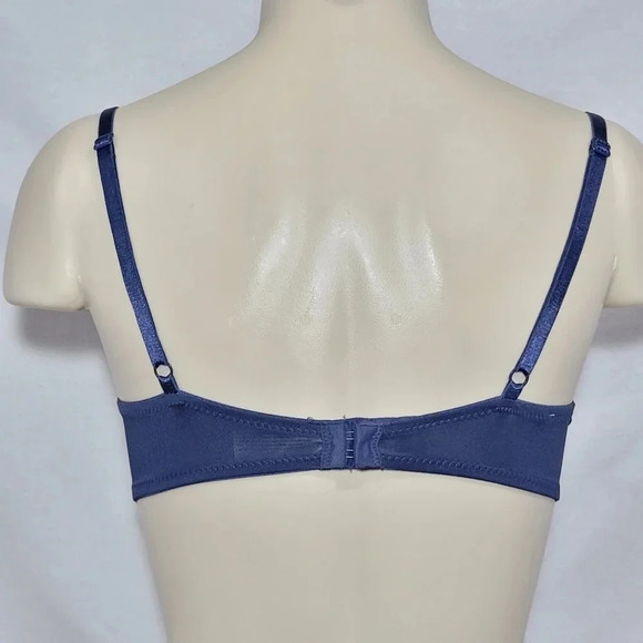 34C Maidenform 5679‎ Self Expressions Push-Up UW Bra Navy Blue NWT - Picture 4 of 7